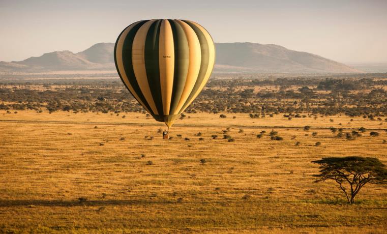 Lot Balonem w Serengeti